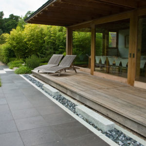 Acres Wild Japanese Jewel Deck Area
